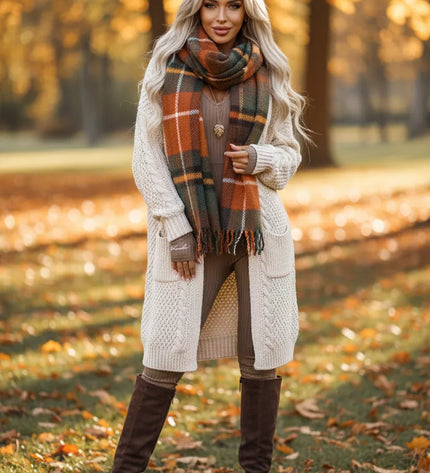 619-1 Patogus ir elegantiškas briaunotas moteriškas kombinezonas su iškirpte - Mocha Mousse spalvos